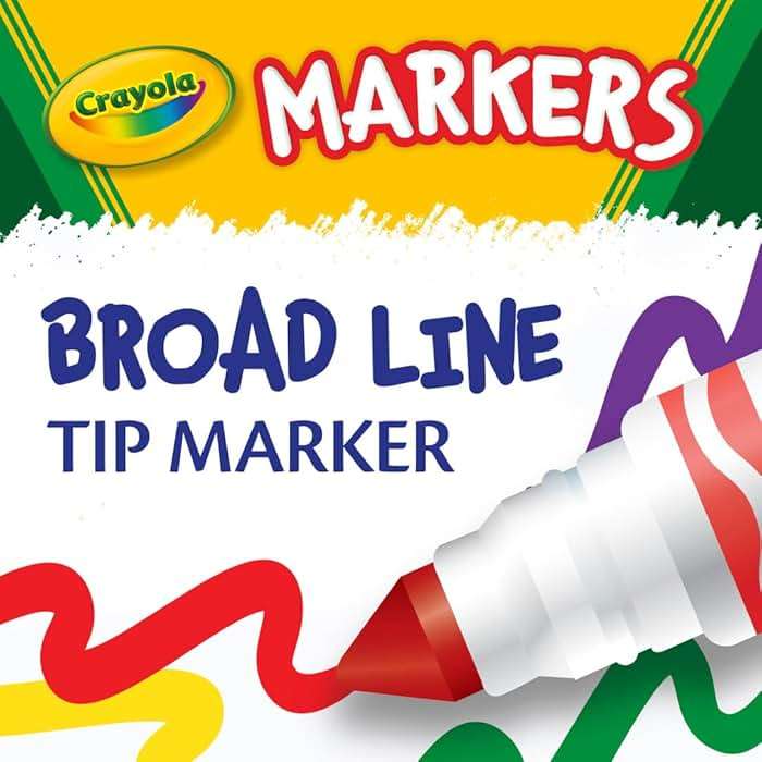 Crayola Broad Line Markers Classpack (256 Ct), Bulk Markers for Kids, Art Supplies for School, Classroom Must Haves, Preschool & Kindergarten Supplies - Image 5