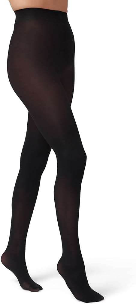 HUE Women’s Opaque Sheer to Waist Tights 40 Denier Soft High Waist Pantyhose - Image 1