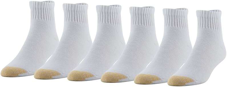 GOLDTOE Men's 656P Cotton Ankle Athletic Socks, Multipairs - Image 1