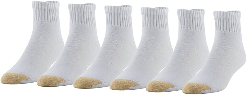 GOLDTOE Men's 656P Cotton Ankle Athletic Socks, Multipairs - Product Image