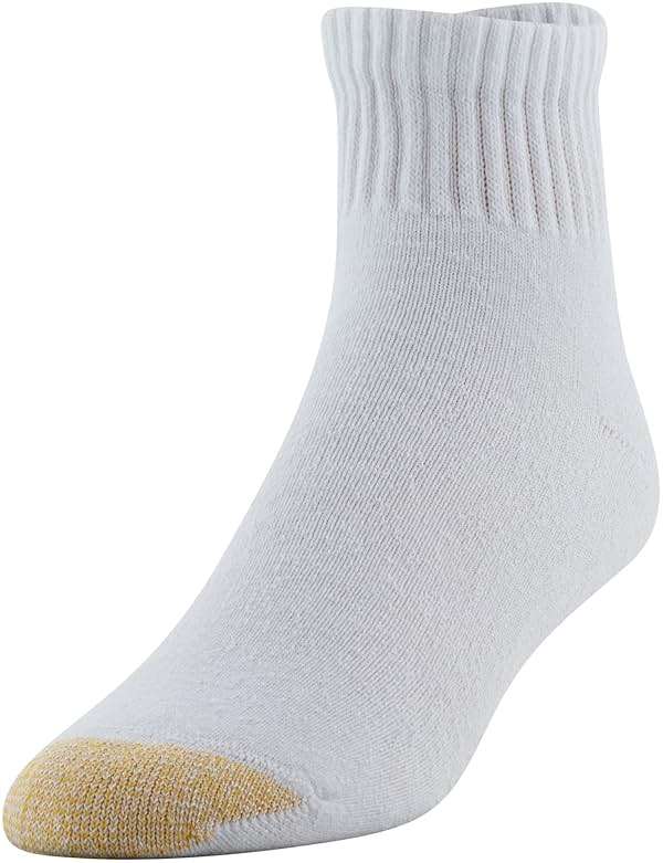 GOLDTOE Men's 656P Cotton Ankle Athletic Socks, Multipairs - Image 2