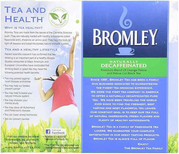 Bromley Naturally Decaffeinated Tea 48 ct - Image 2