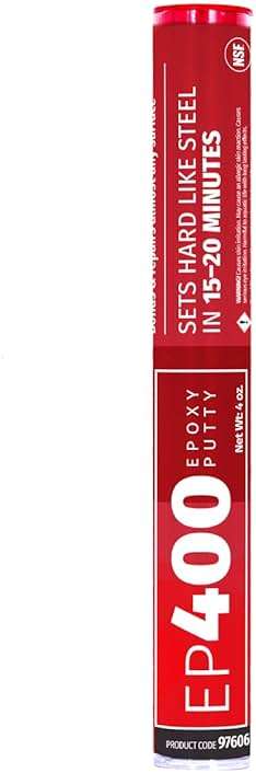 RectorSeal Ep-400 Epoxy 97600 Epoxy Putty with Display, Easy Application, Plumbing, 4 oz. - Image 1