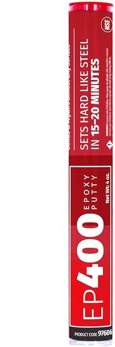 RectorSeal Ep-400 Epoxy 97600 Epoxy Putty with Display, Easy Application, Plumbing, 4 oz. - Product Image