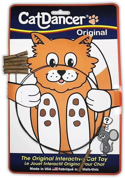Cat Dancer Products 101 Interactive Cat Toy, Brown - Image 1