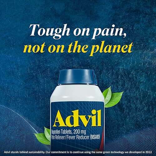 Advil Pain Reliever and Fever Reducer, Pain Relief Medicine with Ibuprofen 200mg for Headache, Backache, Menstrual Pain and Joint Pain Relief - 50x2 Coated Tablets - Image 10