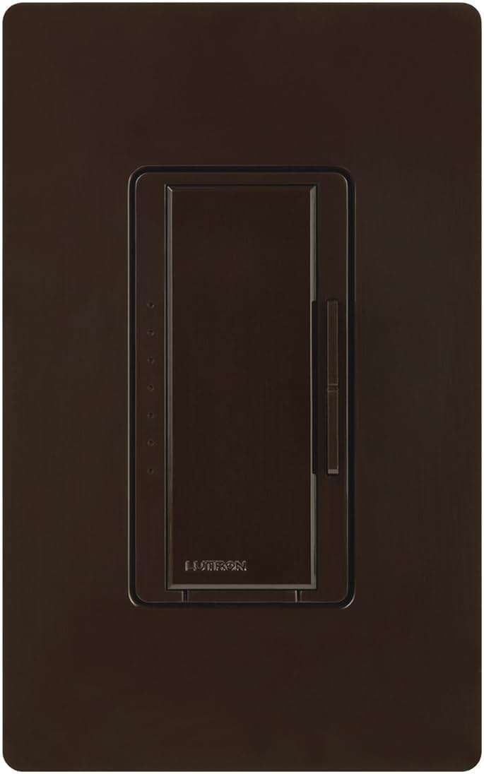 Lutron Maestro Dimmer Switch for Incandescent and Halogen, 1000-Watt, Single-Pole/Multi-Location, MA-1000-BR, Brown - Image 2