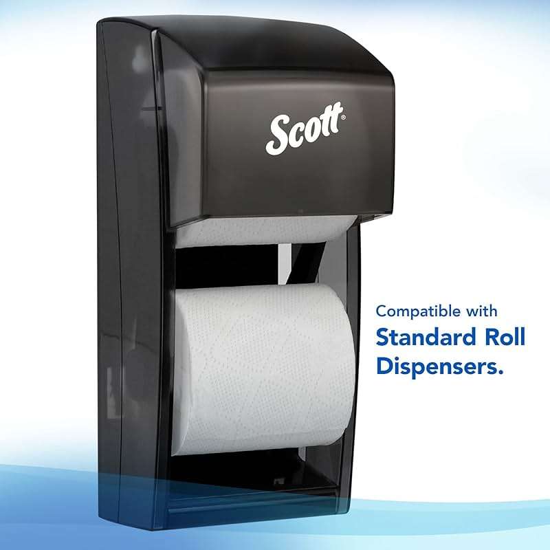Scott Professional Standard Roll Toilet Paper, Bulk (05102), White, Individually Wrapped (80 Rolls of 1,210 Sheets, 96,800 Sheet Total) - Image 6