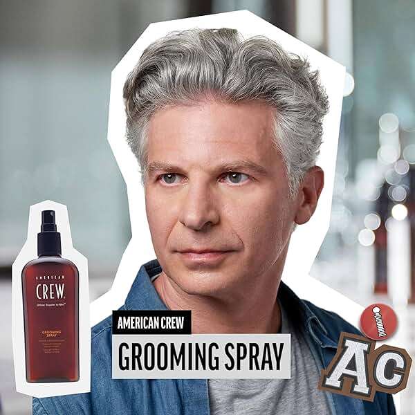 American Crew Men's Grooming Hair Spray, Flexible Buildable Hold & Smooth Finish for Fine or Gray Hair, 8.4 fl oz - Image 5