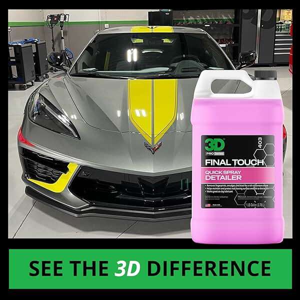 3D Final Touch Quick Detail Spray - Easy Spray On, Wipe Off Showroom Shine 1 Gallon - Image 2