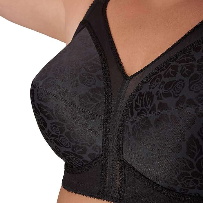 Playtex Women's Wireless Bra, 18 Hour Plus-Size Bras Available, Full Coverage, Smoothing, 4693, Single or 2-Pack - Image 3