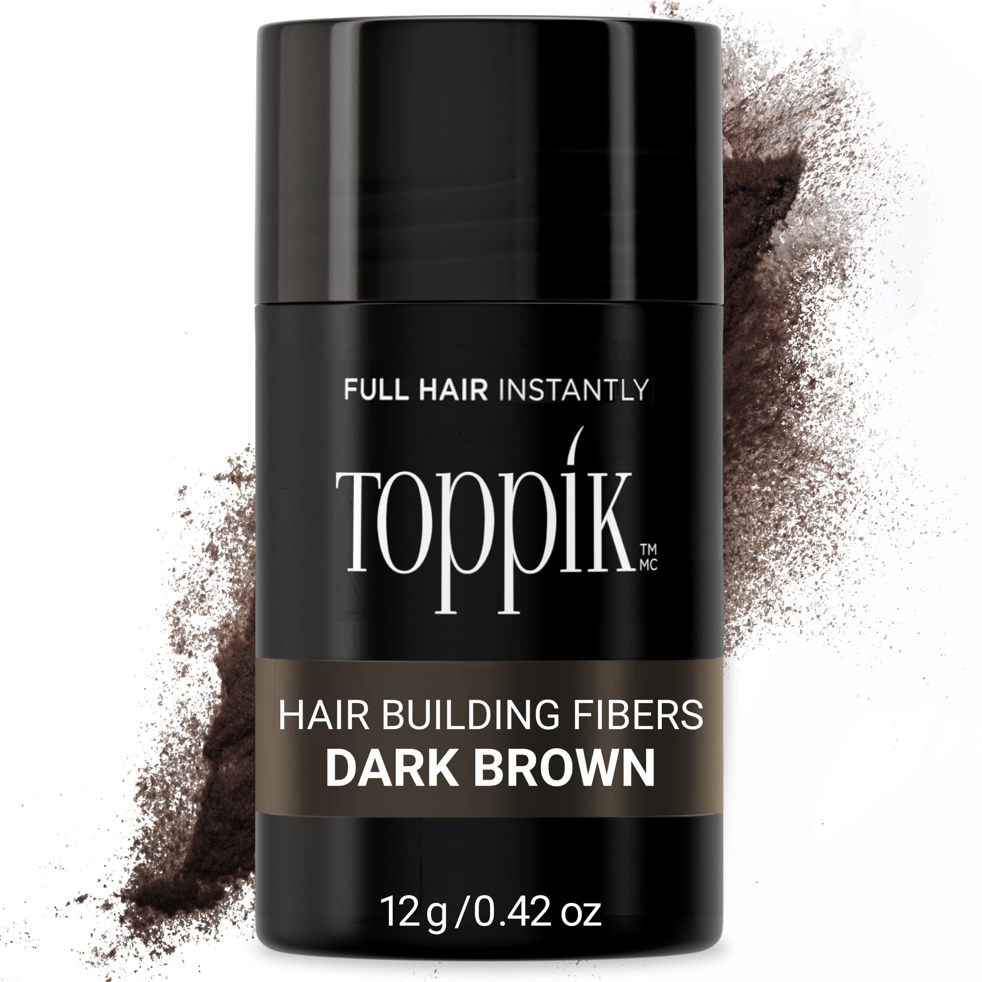 Toppik Hair Building Fibers, Fill In Fine or Thinning Hair Instantly Thicker, Fuller Looking Hair 9 Shades,4 size options - Product Image