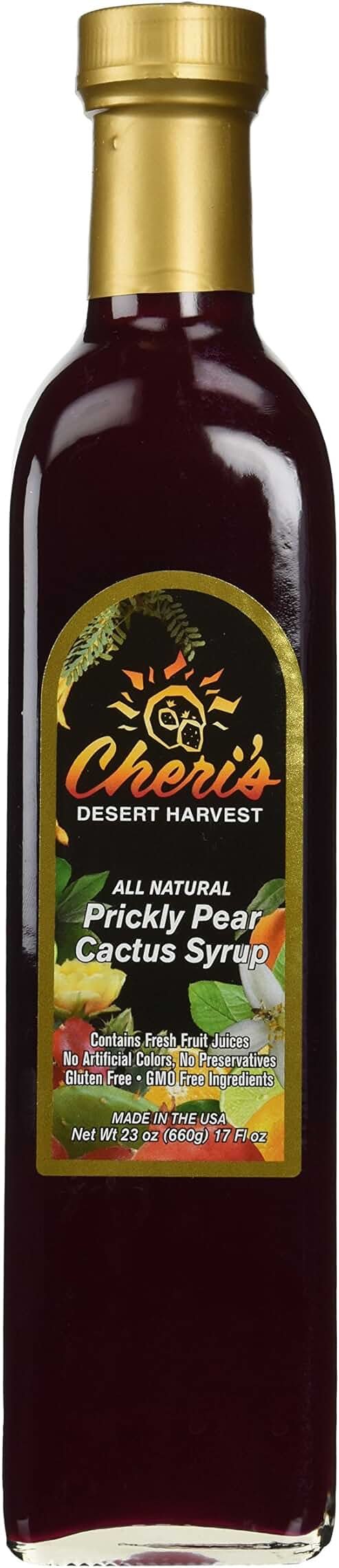 Prickly Pear Syrup - 23 oz - Giant Size - Made from Natural Prickly Pear Juice - Cactus - Southwest - Product Image
