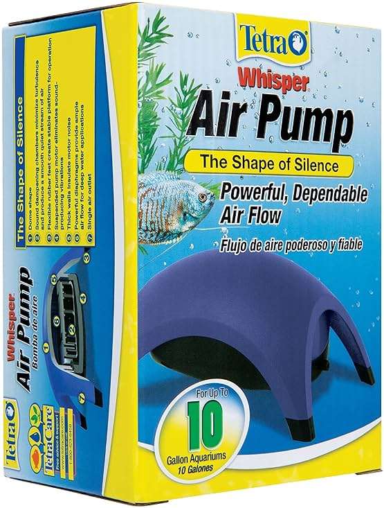 Tetra Whisper Air Pump Up To 10 Gallons, For Aquariums, Powerful Airflow, Non-UL Listed - Image 6