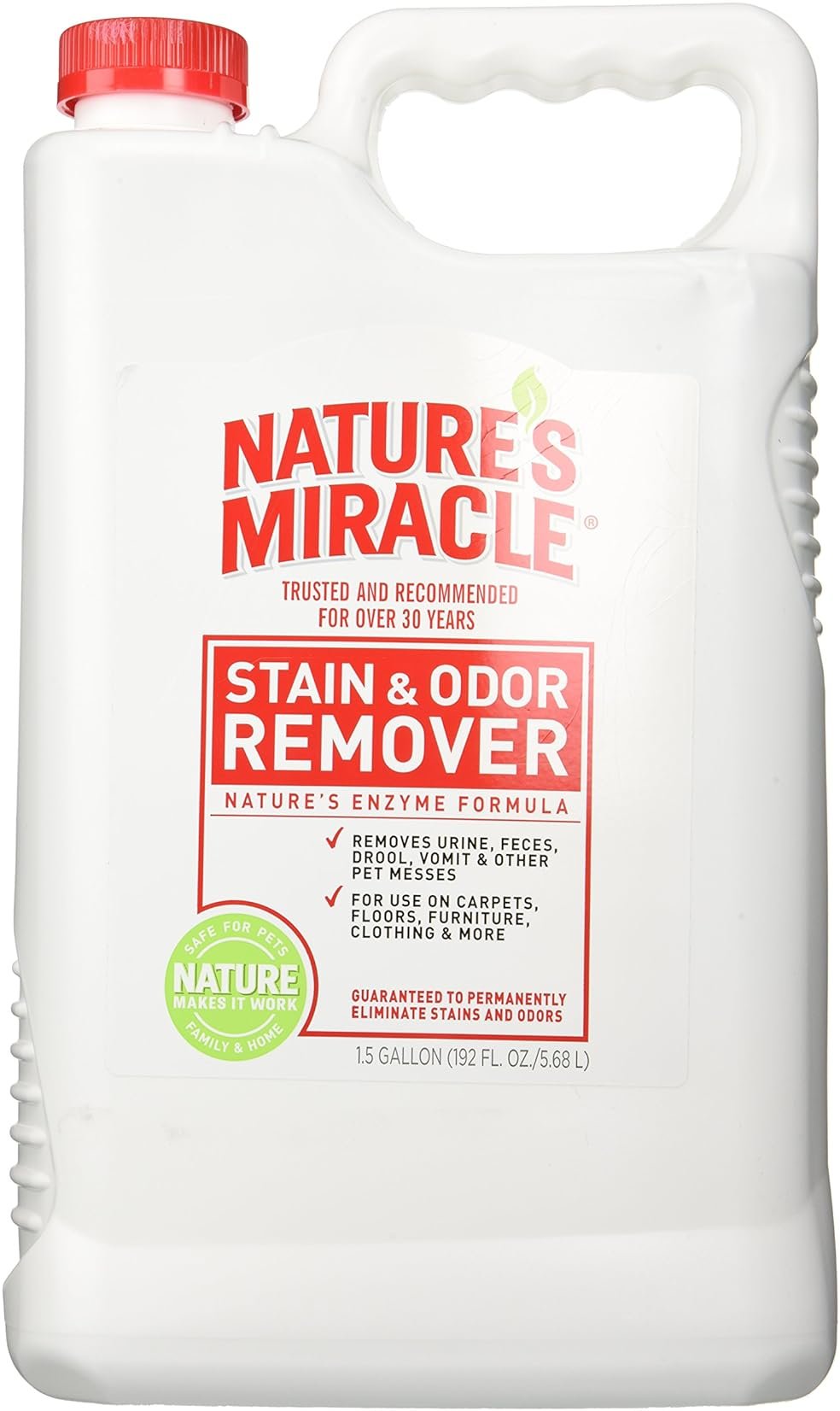 Nature's Miracle Pet Stain and Odor Remover, 1-1/2-Gallon - Product Image