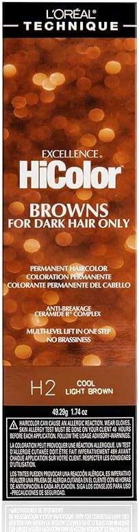 L'Oréal Technique HiColor Browns & Blondes Permanent Hair Color - Lifts Dark Hair in One Step, No Brassiness, Rich, Smooth Creme Formula, Intense, Long-Lasting Color - Image 1