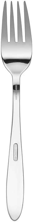 Oneida Silverware Set For 8, Mooncrest 45-Piece Everyday Flatware Set with Serving Utensils, Service For 8, 18/0 Stainless Steel and Dishwasher Safe, Knives Spoons And Forks Sets (Silver, 45 Piece) - Image 6