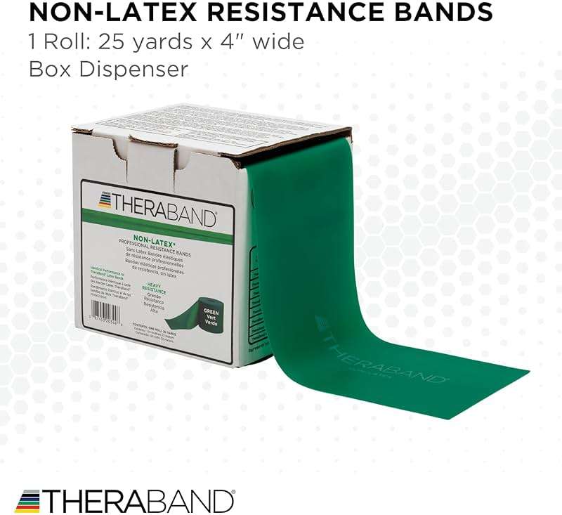 THERABAND Resistance Band, Gold, Max, 25-Yard Roll, Latex-Free, Elastic Band for Exercise, Physical Therapy, Yoga, Pilates, Stretching, Home Workouts, Color-Coded for Easy Resistance Levels - Image 2