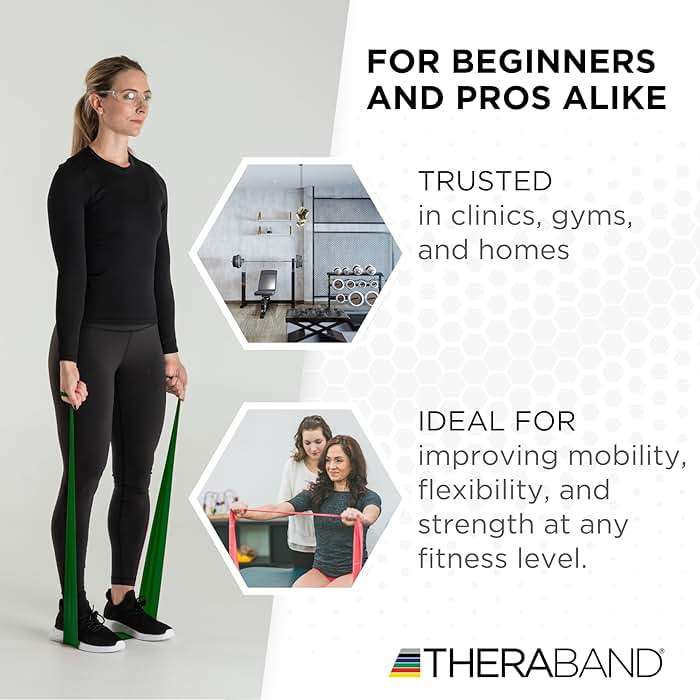 THERABAND Resistance Band, Gold, Max, 25-Yard Roll, Latex-Free, Elastic Band for Exercise, Physical Therapy, Yoga, Pilates, Stretching, Home Workouts, Color-Coded for Easy Resistance Levels - Image 6