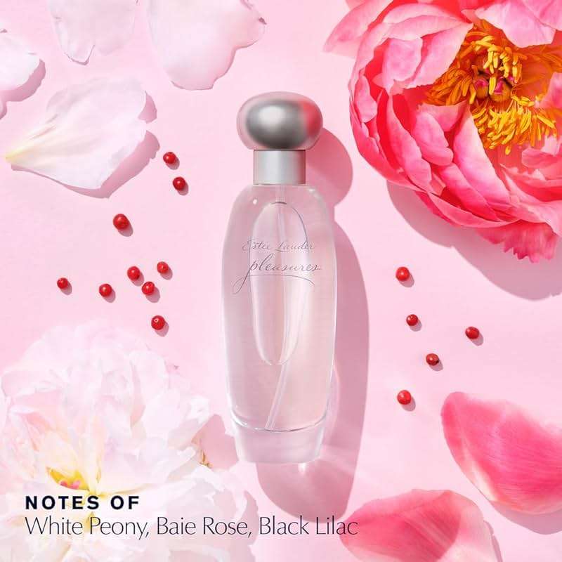 Estée Lauder Pleasures Eau de Parfum Spray with Notes of Lilies, White Peonies & Jasmine | Floral Perfume for Women | Perfumes for Women - Image 2