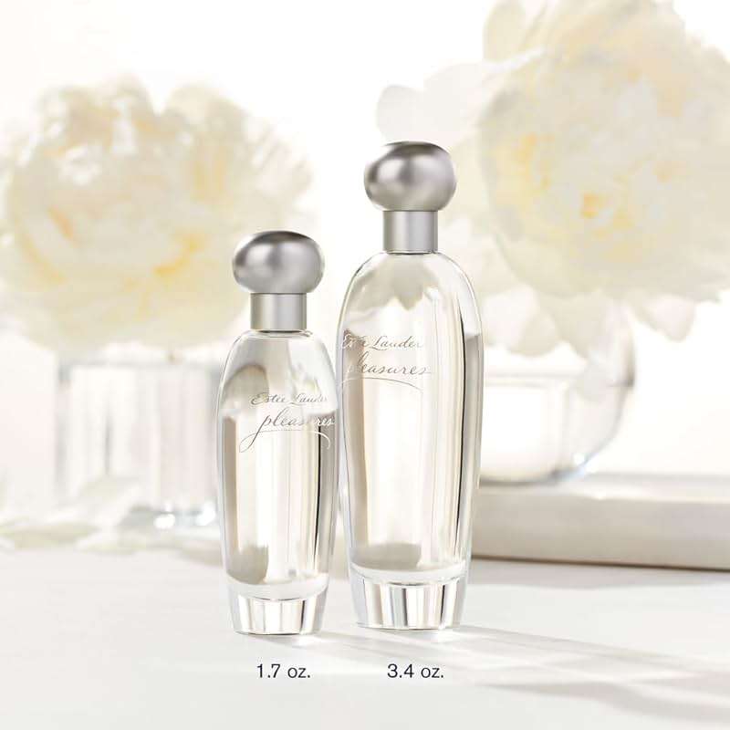 Estée Lauder Pleasures Eau de Parfum Spray with Notes of Lilies, White Peonies & Jasmine | Floral Perfume for Women | Perfumes for Women - Image 3
