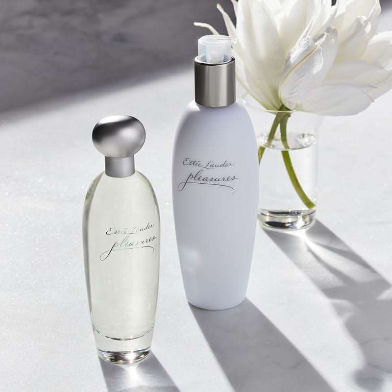 Estée Lauder Pleasures Eau de Parfum Spray with Notes of Lilies, White Peonies & Jasmine | Floral Perfume for Women | Perfumes for Women - Image 5