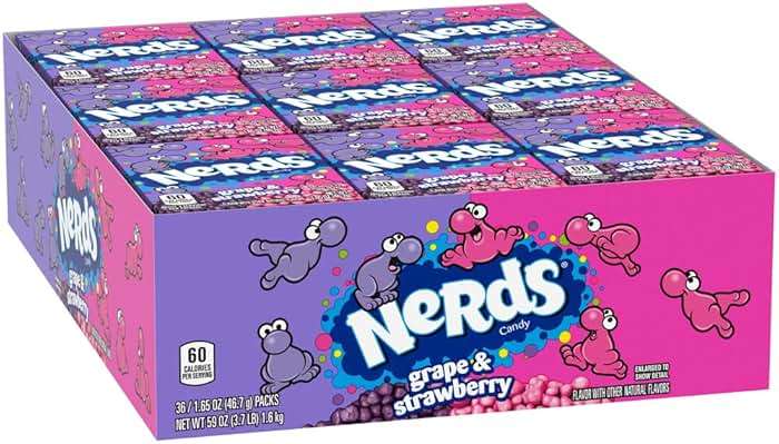 Nerds Grape & Strawberry Candy 1.65 Ounce, Pack of 36 - Image 4
