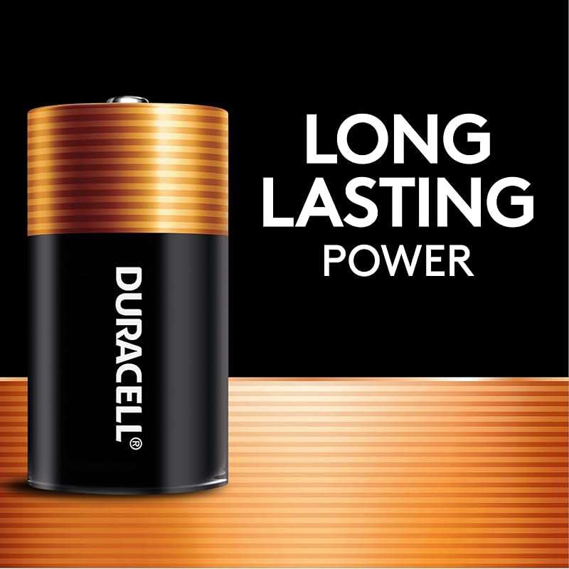 Duracell Coppertop C Batteries, 8 Count Pack, C Battery with Long-lasting Power, All-Purpose Alkaline C Battery for Household and Office Devices - Image 6