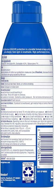 Coppertone Sport Sunscreen Spray SPF 30, Water Resistant Spray Sunscreen for Body, 5.5 Oz (Packaging May Vary) - Image 11