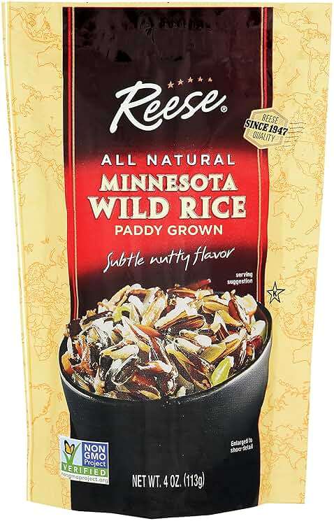 Reese Minnesota Wild Rice, 4 Ounces (Pack of 12) - Image 1