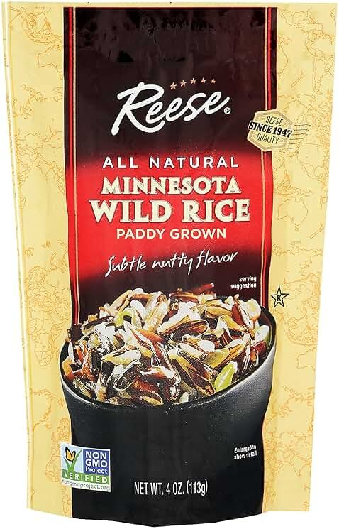 Reese Minnesota Wild Rice, 4 Ounces (Pack of 12) - Product Image