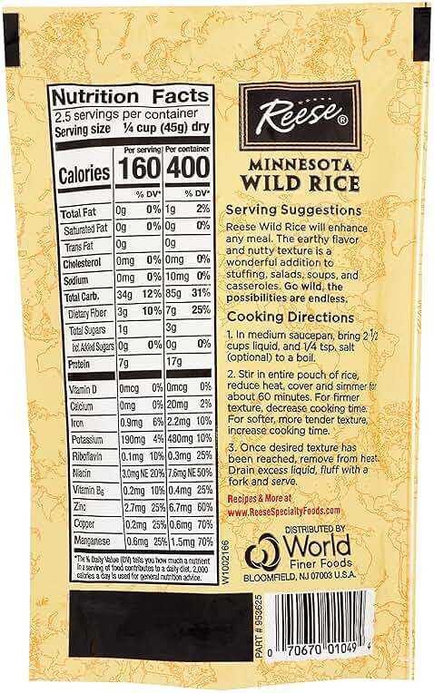 Reese Minnesota Wild Rice, 4 Ounces (Pack of 12) - Image 2