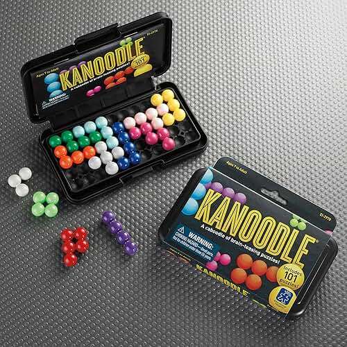 Educational Insights Kanoodle - Original 3D Brain Teaser Puzzle, Single Player Mind Challenge Toys, Handheld Travel Games, Challenging Logic Puzzles and Gifts for Kids, Teens & Adults Ages 7+ - Image 2