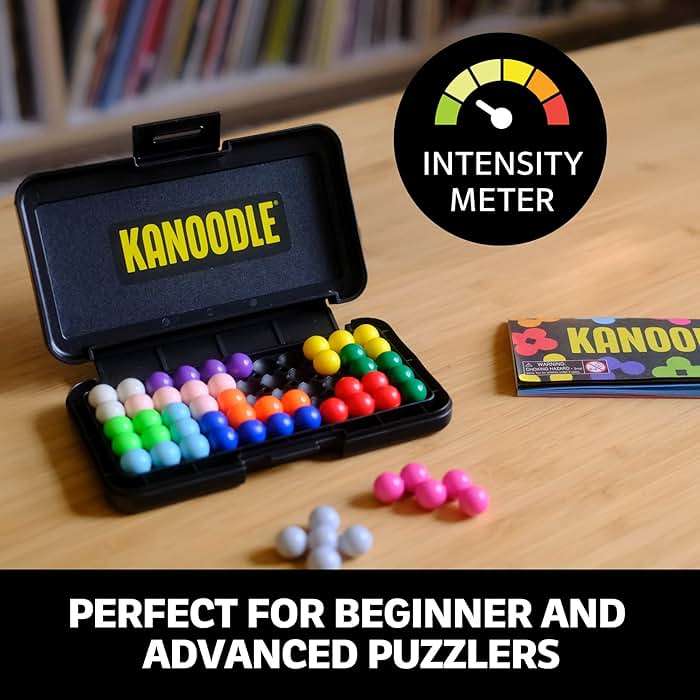 Educational Insights Kanoodle - Original 3D Brain Teaser Puzzle, Single Player Mind Challenge Toys, Handheld Travel Games, Challenging Logic Puzzles and Gifts for Kids, Teens & Adults Ages 7+ - Image 7