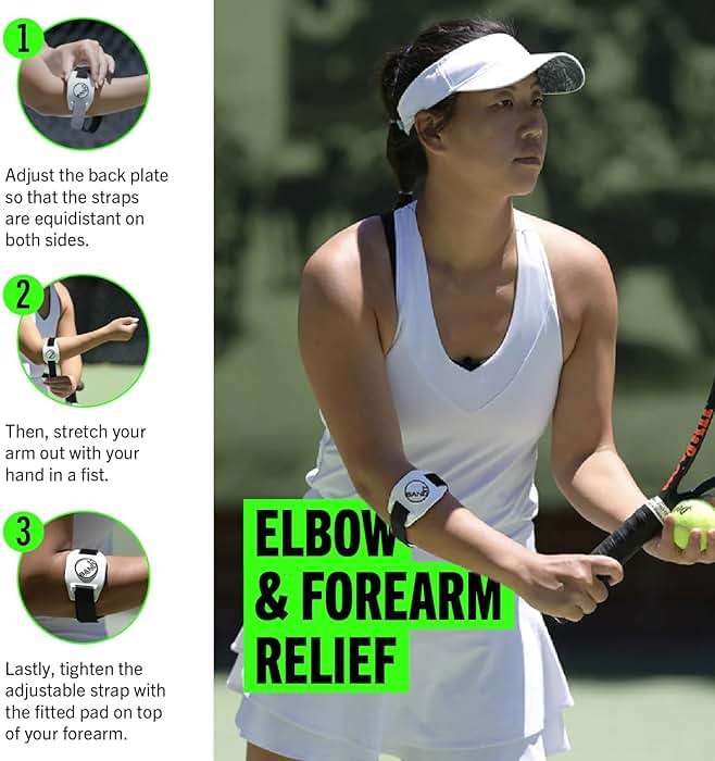 BandIT ® Therapeutic Arm Band for Elbow & Forearm Pain Relief, Anatomically Focused Dynamic Compression Band for Carpal Tunnel, Tendonitis, Tennis Elbow, Golfers Elbow, Sprains, & Arthritis, White - Image 4