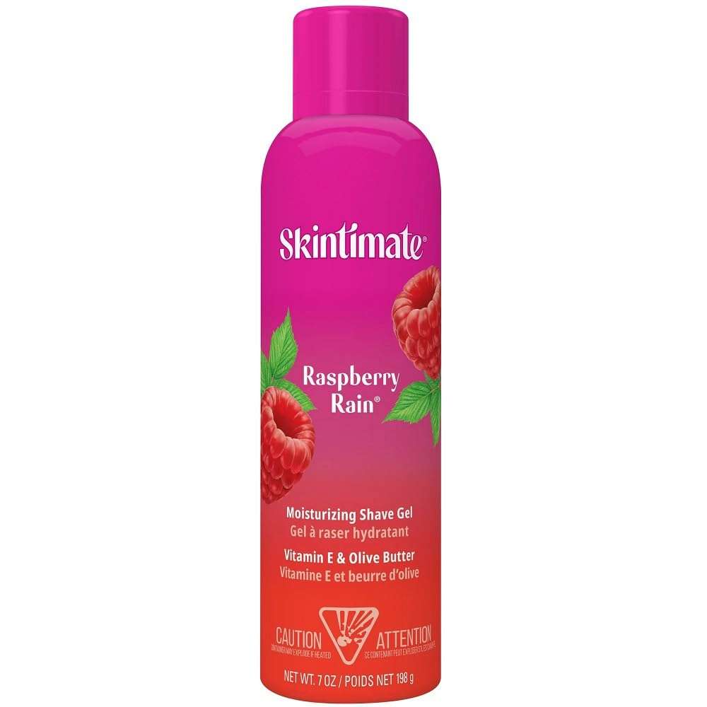 Skintimate Raspberry Rain Womens Moisturizing Shave Gel, 198g - Image 1