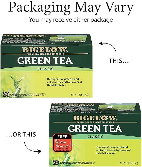 Bigelow Tea Classic Green Tea, Caffeinated Tea, 20 Count Box (Pack of 6), 120 Total Tea Bags - Image 2