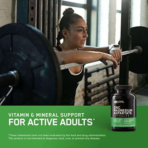 Optimum Nutrition Muscle Recovery and Endurance Supplement for Men and Women, Zinc and Magnesium Supplement, 180 Count - Image 3