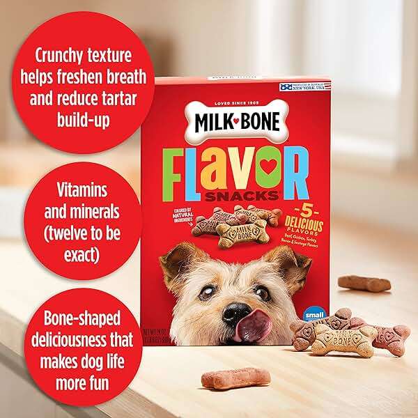 Milk-Bone Flavor Snacks Small Dog Biscuits, Flavored Crunchy Dog Treats, 7 Pound Box - Image 5