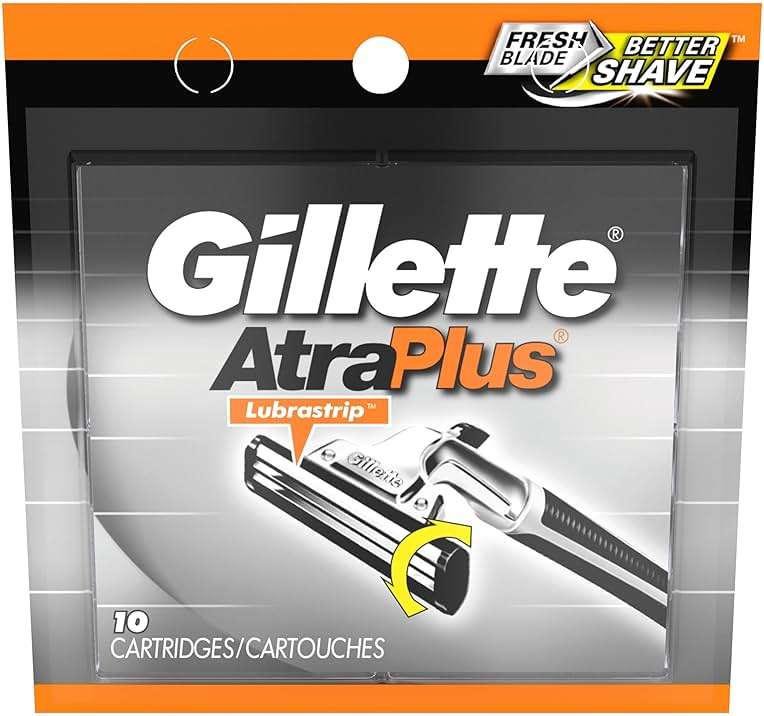 Gillette AltraPlus Mens Razor Blade Refills, 10 Count, Lubra-Soft Strip for Smoothness and Comfort - Image 8