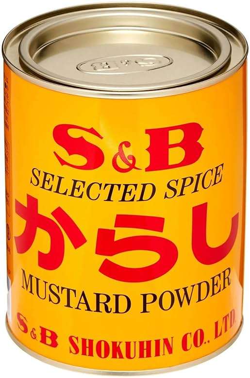 SB Mustard Powder, Karasi, 14-Ounce Tin - Image 2