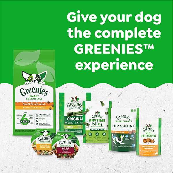 Greenies Veterinarian-Recommended Adult Natural Dental Dog Treats Teenie Size, Dog Dental Chews, Original Flavor, 12 oz. Pack, 43 Count - Image 7