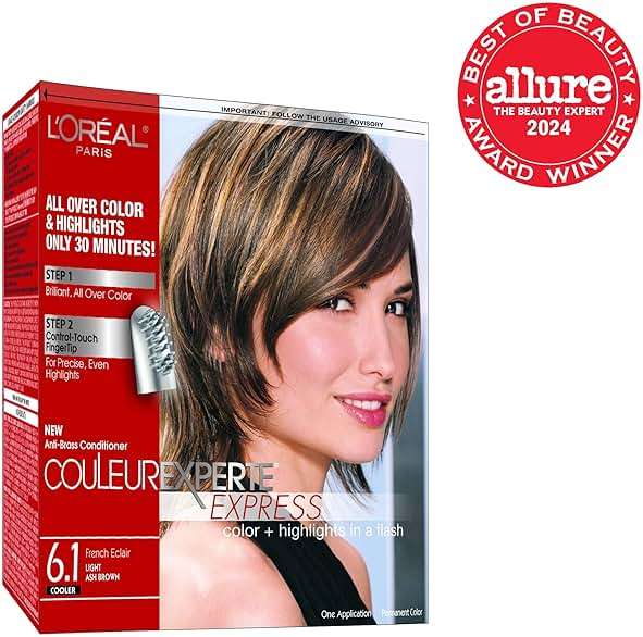 L'Oreal Paris Couleur Experte 2-Step Home Hair Color and Highlights Kit, French Éclair - Image 2