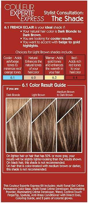 L'Oreal Paris Couleur Experte 2-Step Home Hair Color and Highlights Kit, French Éclair - Image 13