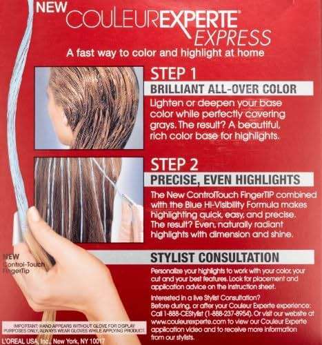 L'Oreal Paris Couleur Experte 2-Step Home Hair Color and Highlights Kit, Chocolate Mousse - Image 3