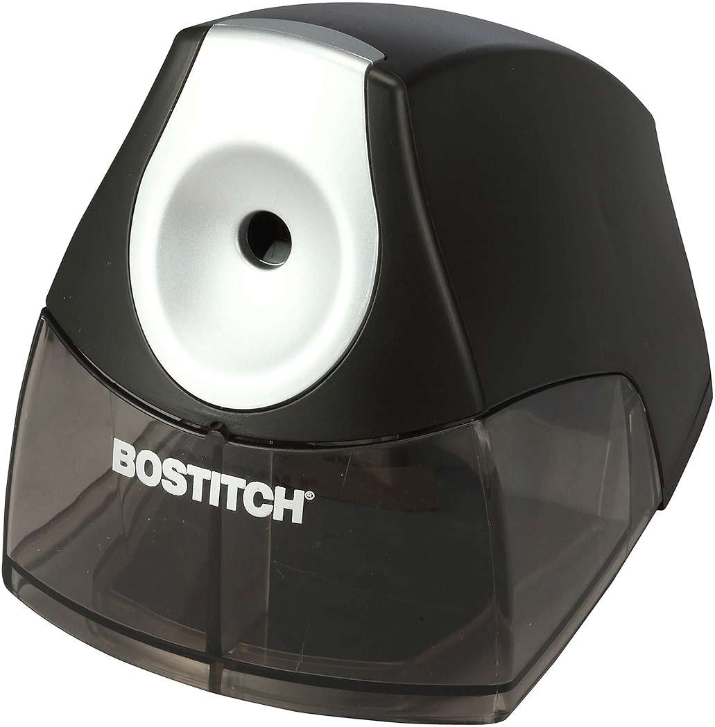 Bostitch Office Electric Pencil Sharpener for Classroom & Desk Use, Heavy-Duty Stall-Free Motor, High-Capacity Shavings Tray, Black - Image 1