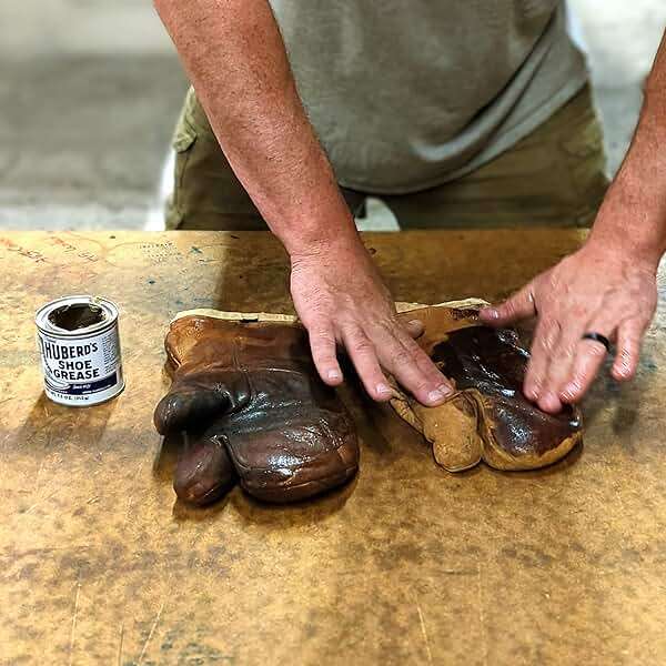 Huberd's Shoe Grease 7.5 oz, Leather Conditioner and Waterproofer for Boots, Shoes, Saddles, and Gear. Beeswax and Pine Tar Formula. Since 1921. - Image 8