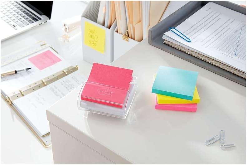 Post-it Pop-up Notes, 12 Sticky Note Pads, 3 x 3 in., School Supplies, Office Products, Accordion Sticky Notes Work with Pop-Up Note Dispenser, Poptimistic Collection, Alternating Colors - Image 14