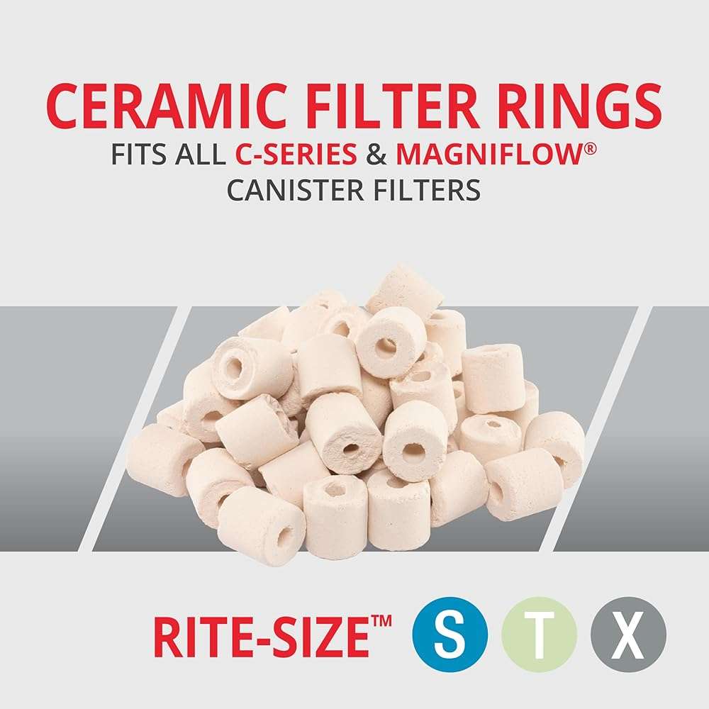 Marineland Ceramic Filter Rings, 140 Count, Support Biological Aquarium Filtration, Rite-Size S, T and X, Fit All C-Series and Magniflow Canister Filters - Image 6