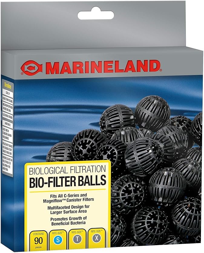 Marineland Bio-Filter Balls, 90 Count, Support Biological Aquarium Filtration, Rite-Size S, T and X, Fit All C-Series and Magniflow Canister Filters - Product Image